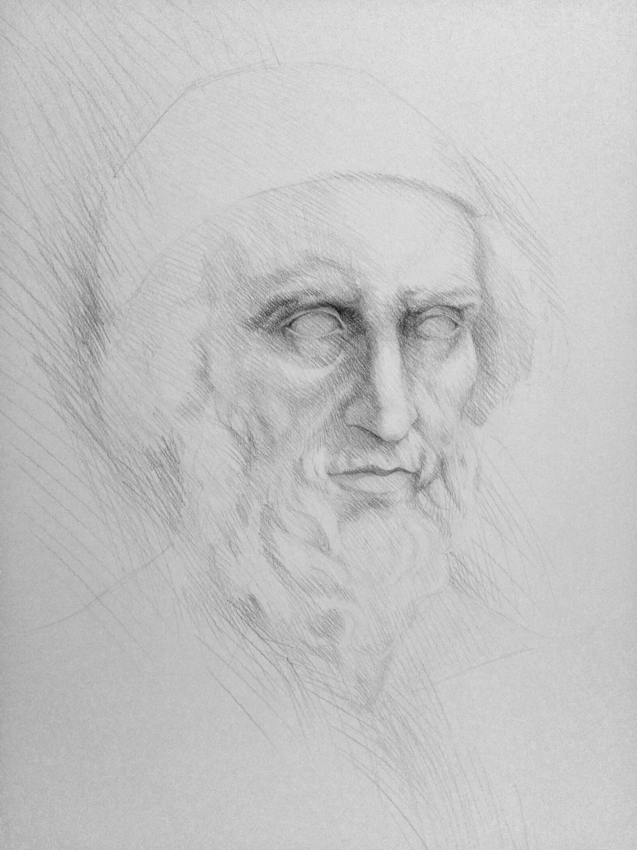 Portrait d’Homère d’après une statue.